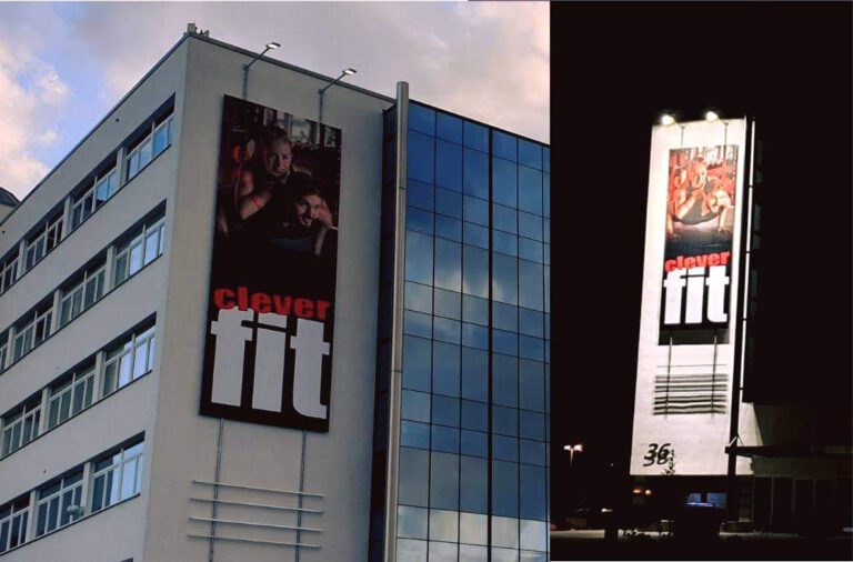 Aussenwerbung an Fassenden in jeder Größe